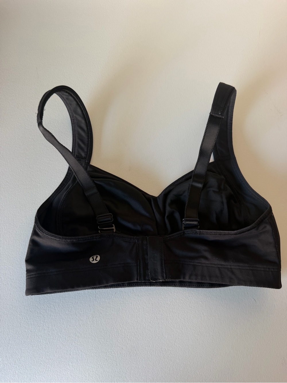Lululemon Ta Ta Tamer II Sports Bra 36D Black High Support Convertible Running